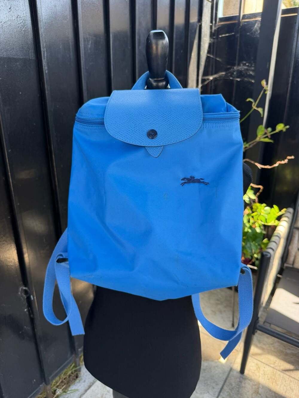 Longchamp Le Pliage Nylon Backpack Bright Blue